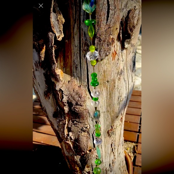 Green crystal Sun Catcher - Picture 8 of 13